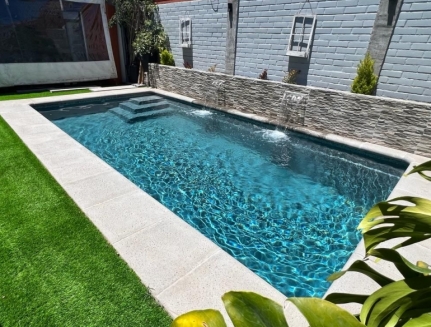 PISCINA RECTANGULAR DE 6.40X3.40X1.70