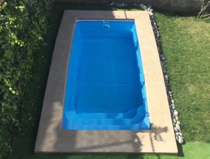 PISCINA TIPO RECTANGULAR 4.8 x 2.6